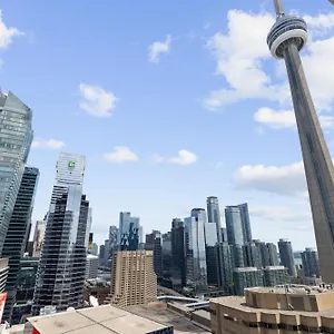 2bedroom Cn Tower And Water Views - Free Parking - Rooftop Pool Aparthotel Toronto